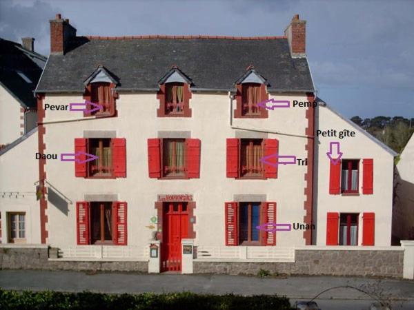 Les Hortensias Gr 34 - Chambres D'Hotes Trevou-Treguignec Экстерьер фото